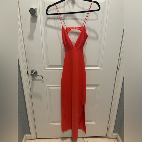 BEC + BRIDGE Ella Midi Dress in Flame - Picture 3 of 7